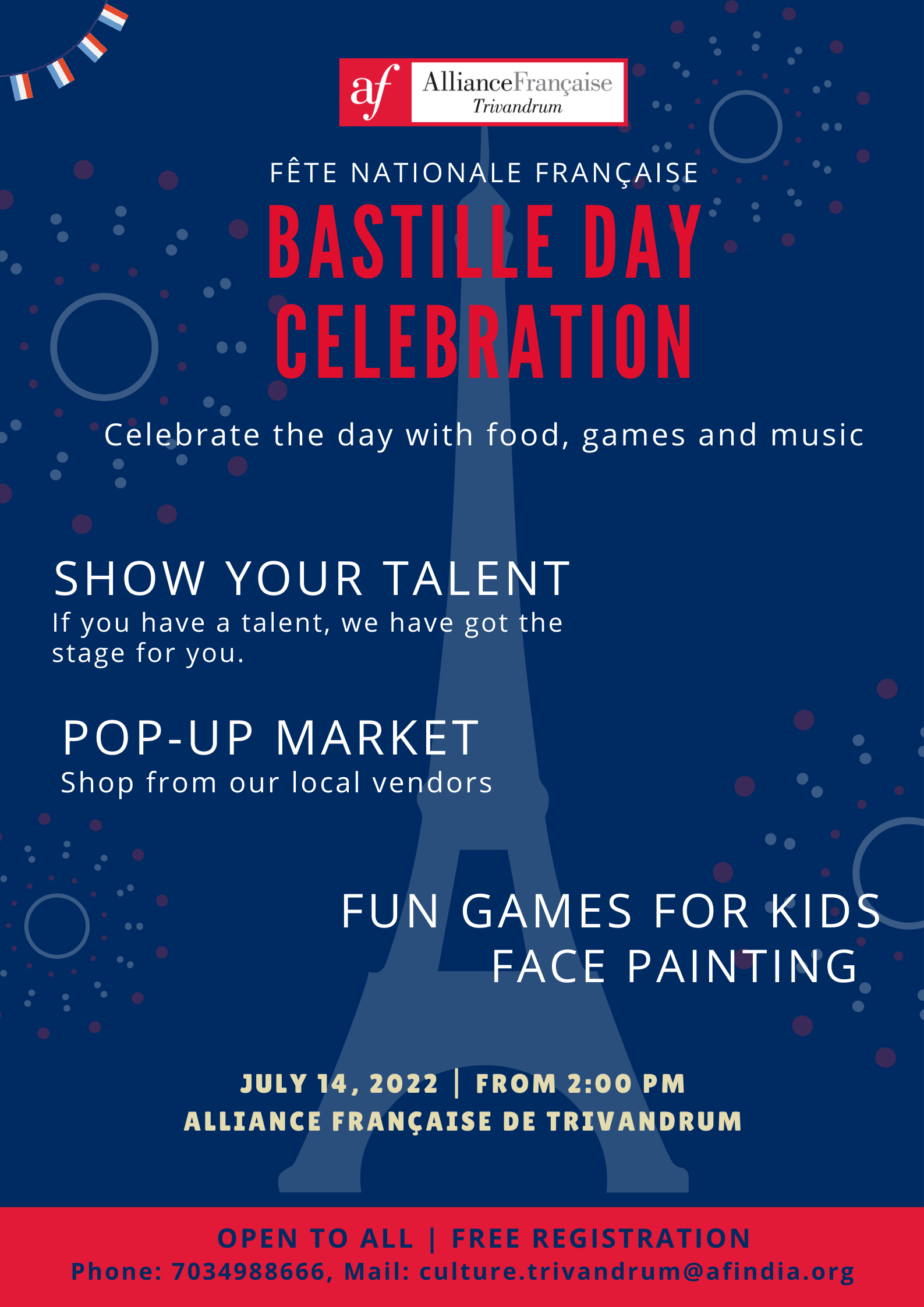 Cancelled | Bastille Day Celebration